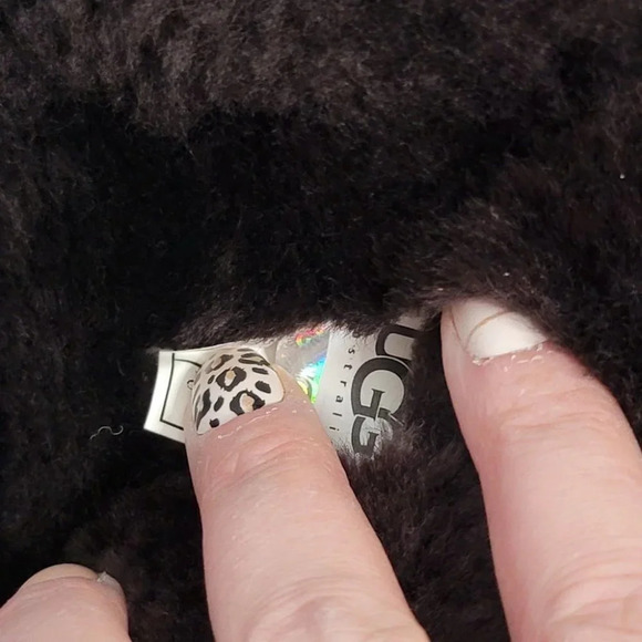 UGG Australia Roslyn Womens Brown Suede Zip Side Tall Shearling Winter Boots 7 - Picture 13 of 15